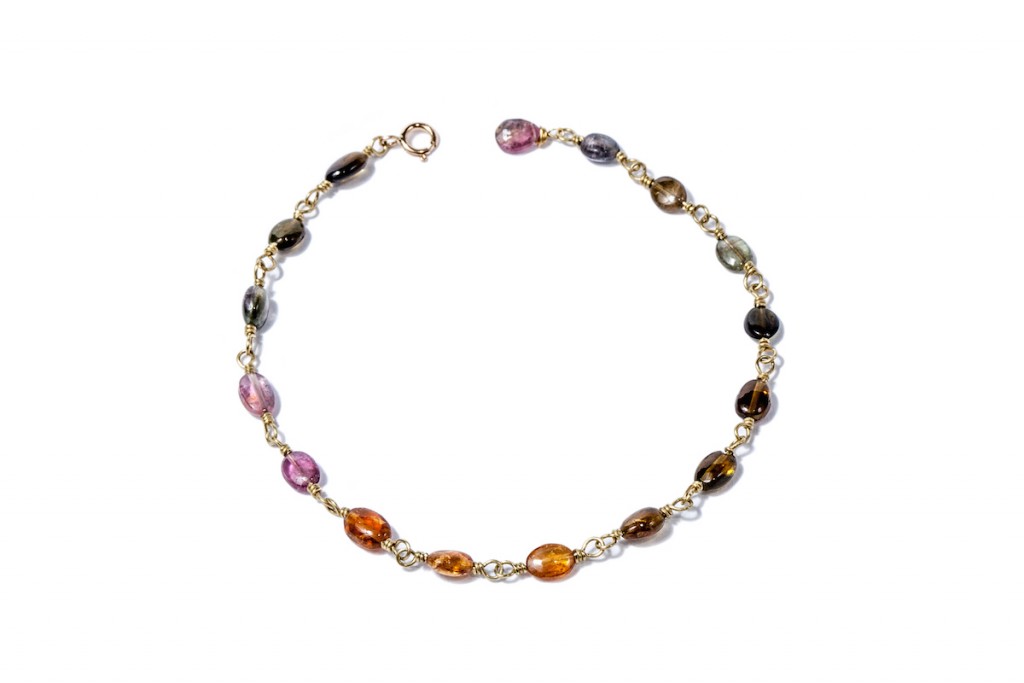 Multi-Color Tourmaline Bracelet