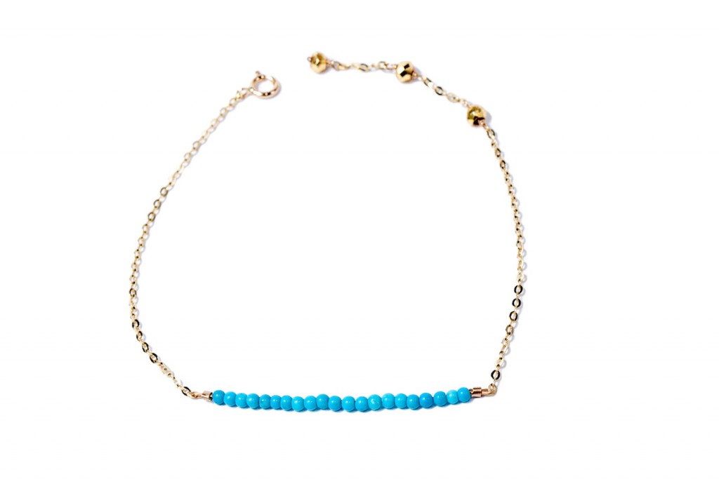 Petite RainbowTurquoise Bracelet