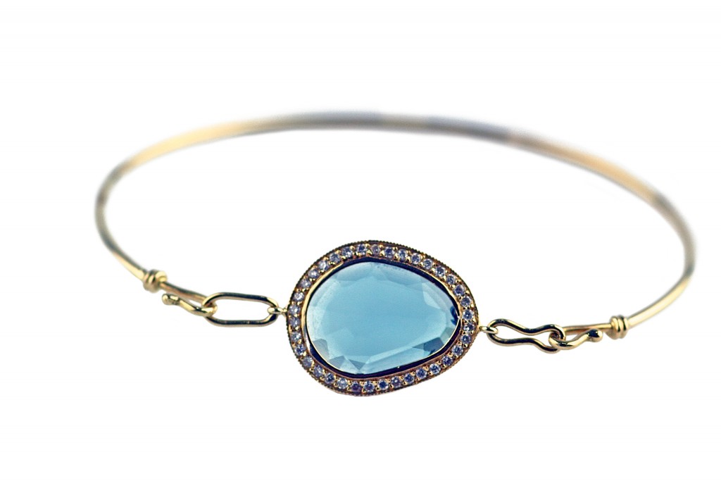 Topaz bangle