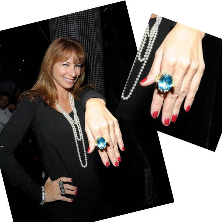 Jill Zarin bought Elizabeth Taylor’s aquamarine Ring
