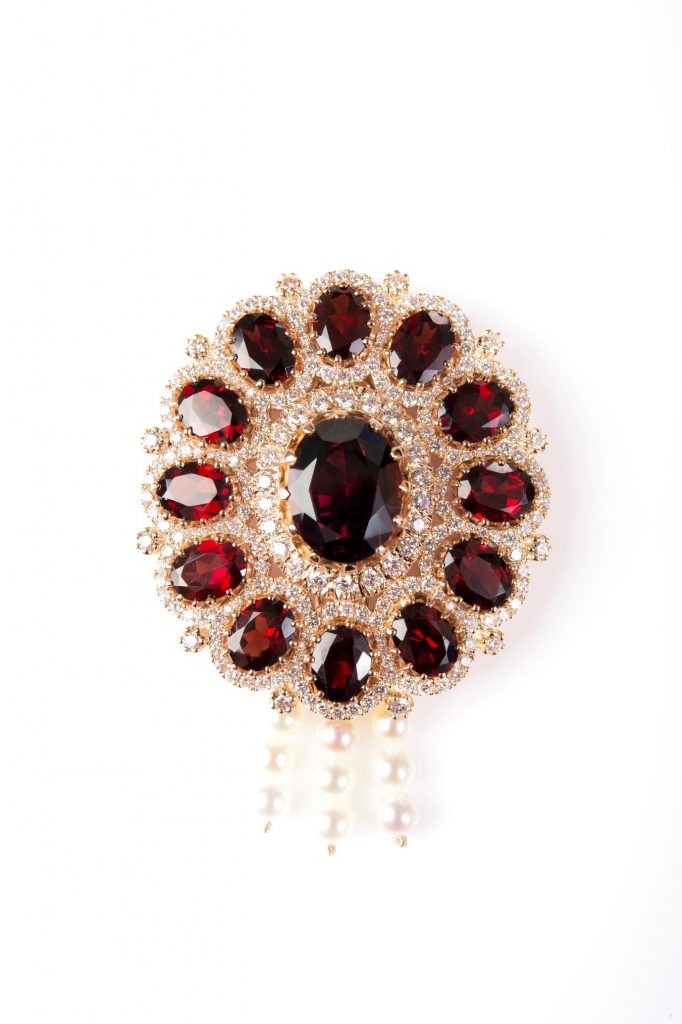 Brooch from Bespoke Designs collection by Gemme Couture jewelry