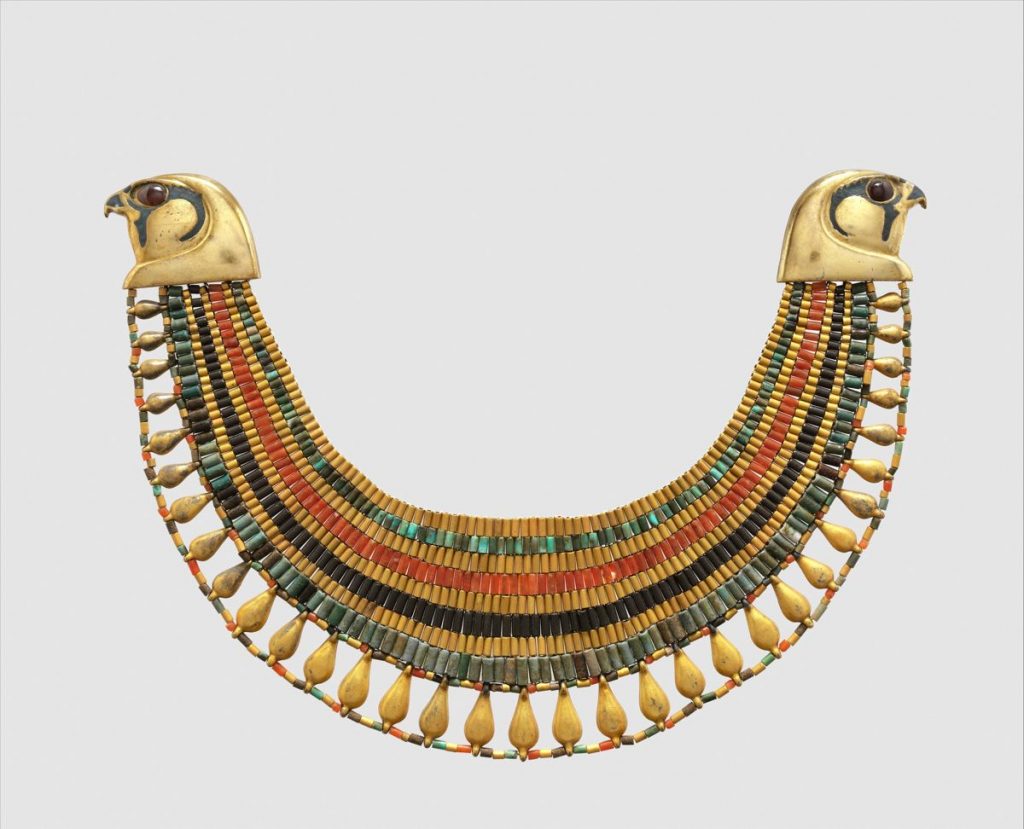 Ancient Egyptian Jewelry: Broad collar of Senebtisi