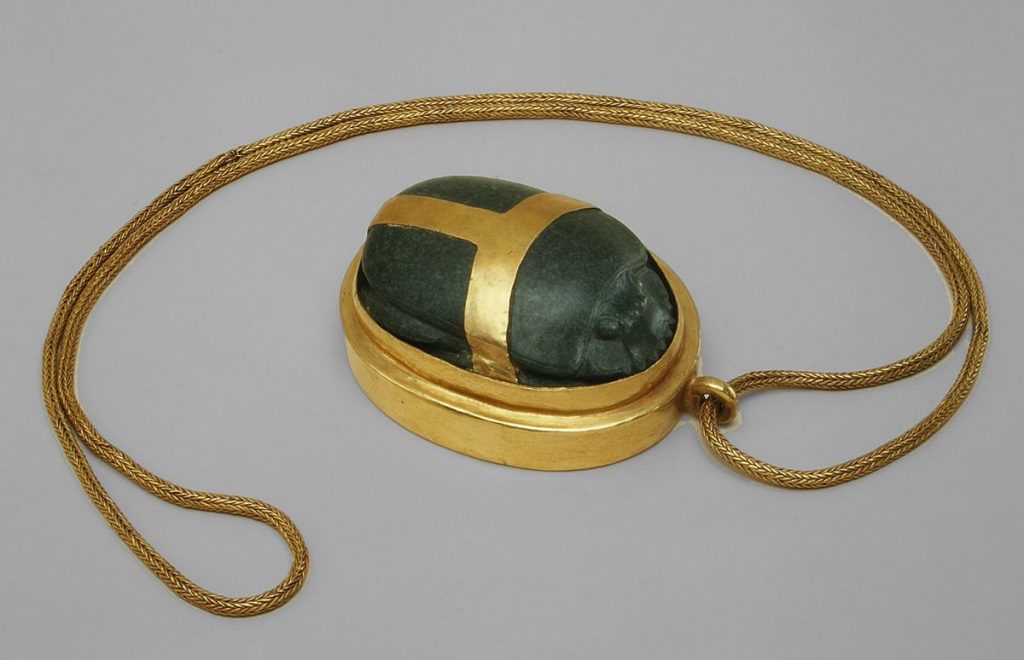 Heart Scarab of Hatnefer Ancient Egyptian Jewelry